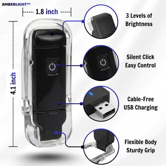 MINI CLIP-ON BOOK LIGHT